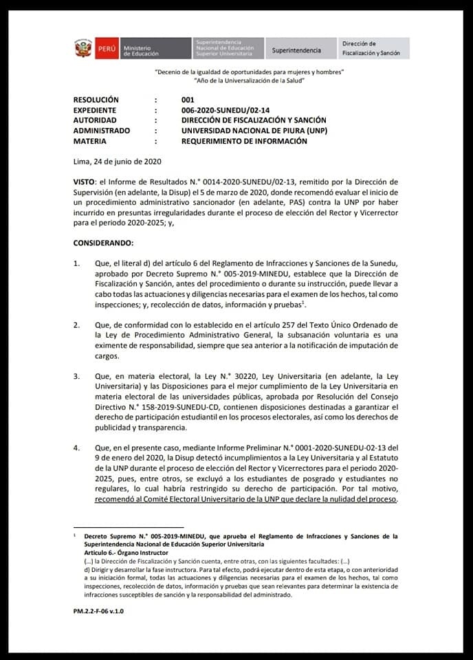 Carta Sunedu 1