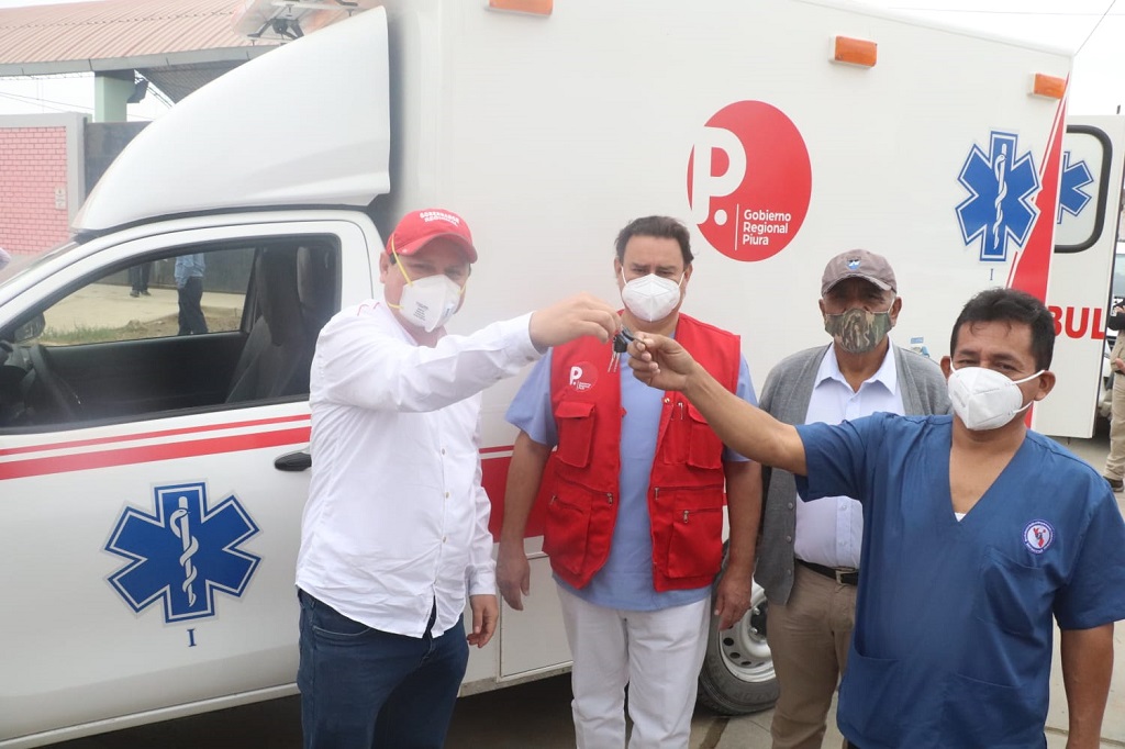 Paita: establecimientos de Salud de Vichayal y Tamarindo reciben ambulancias
