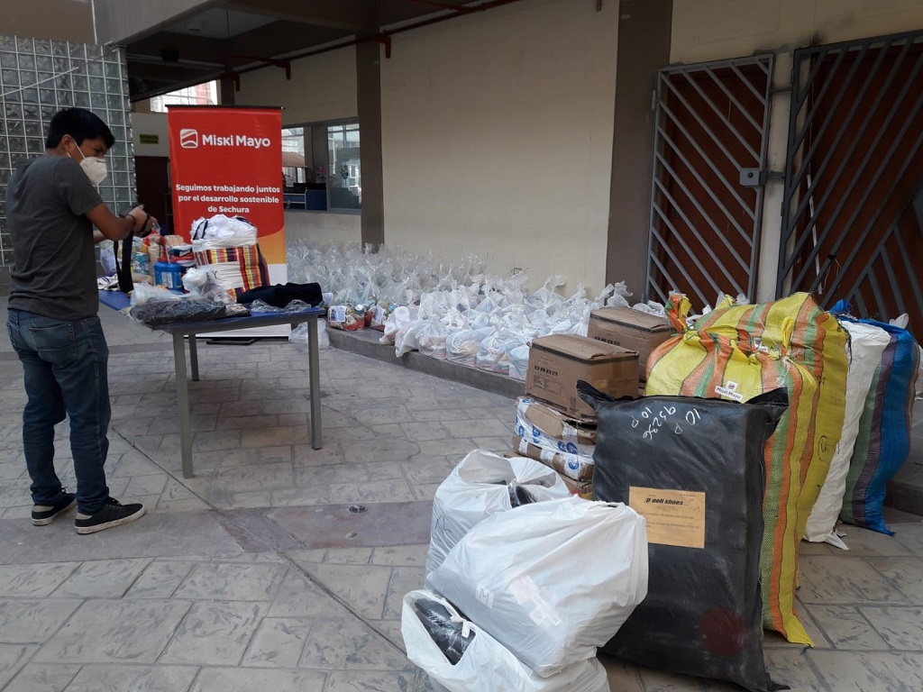 Donacion alimentos Miski Mayo 2