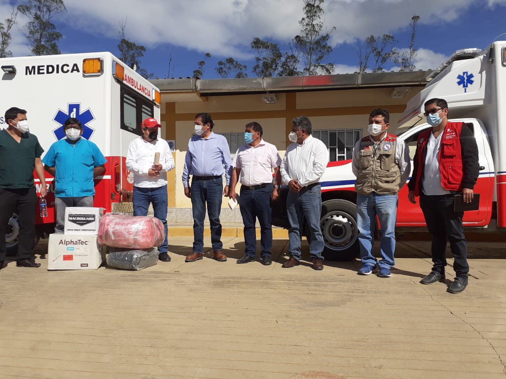 Entregan dos ambulancias para la sierra alta de subregión Morropón- Huancabamba