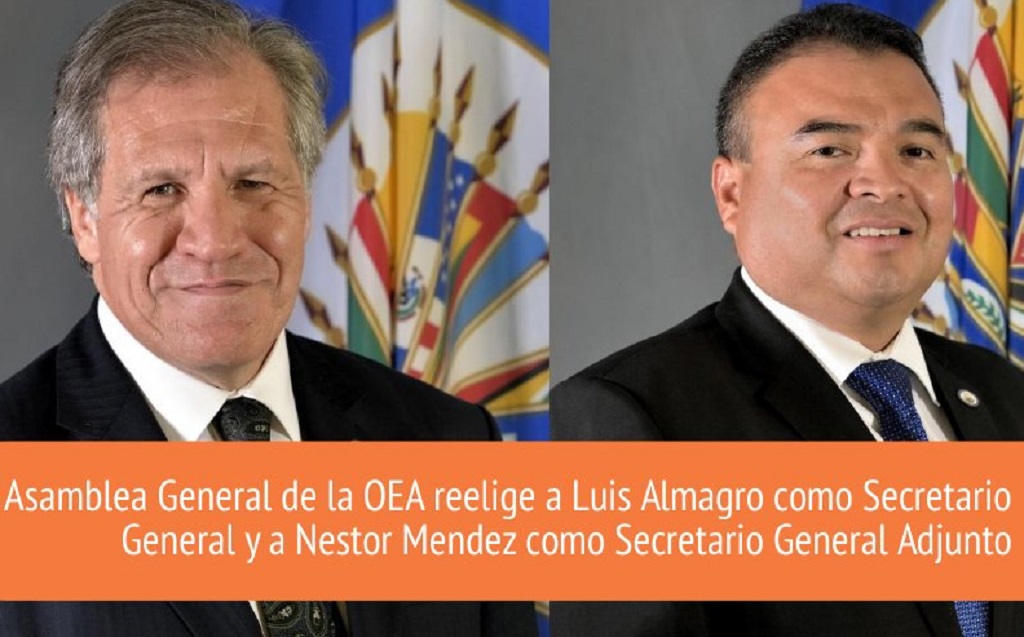 Luis Almagro y Nestor Mendez | Fotografía OEA