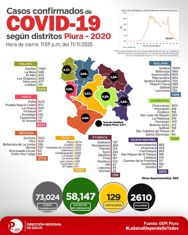 Sala situacional 13 Nov 2020