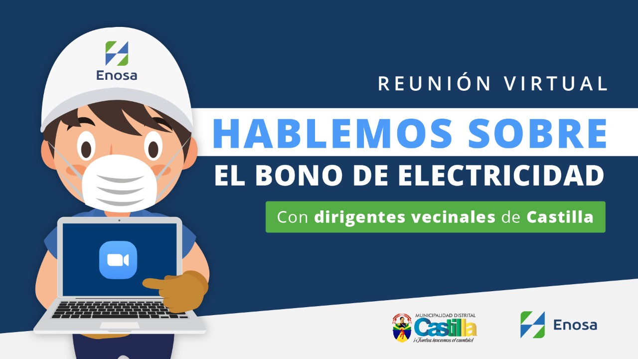 Bono Electricidad reunion virtual 3