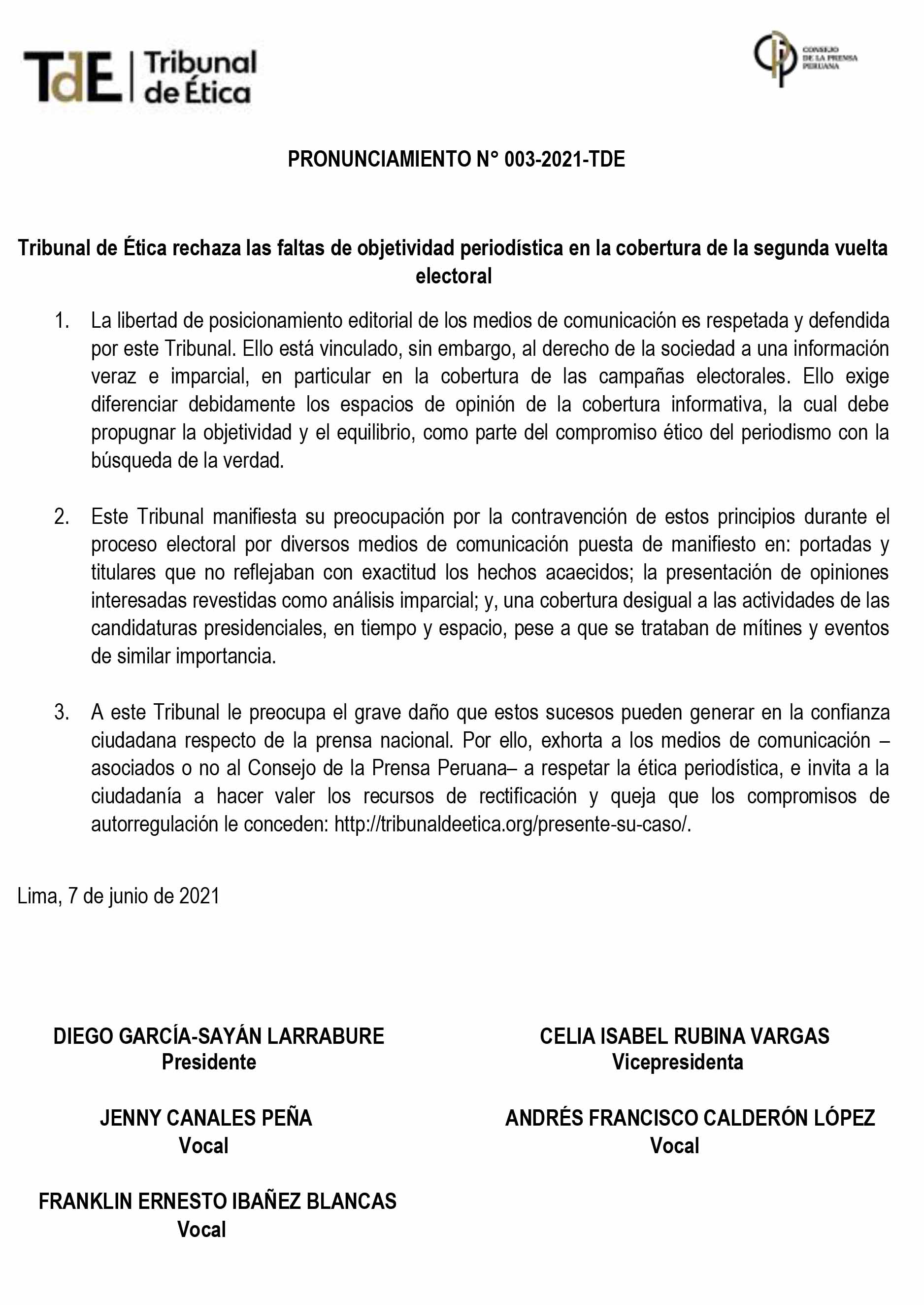 pronunciamiento cpp