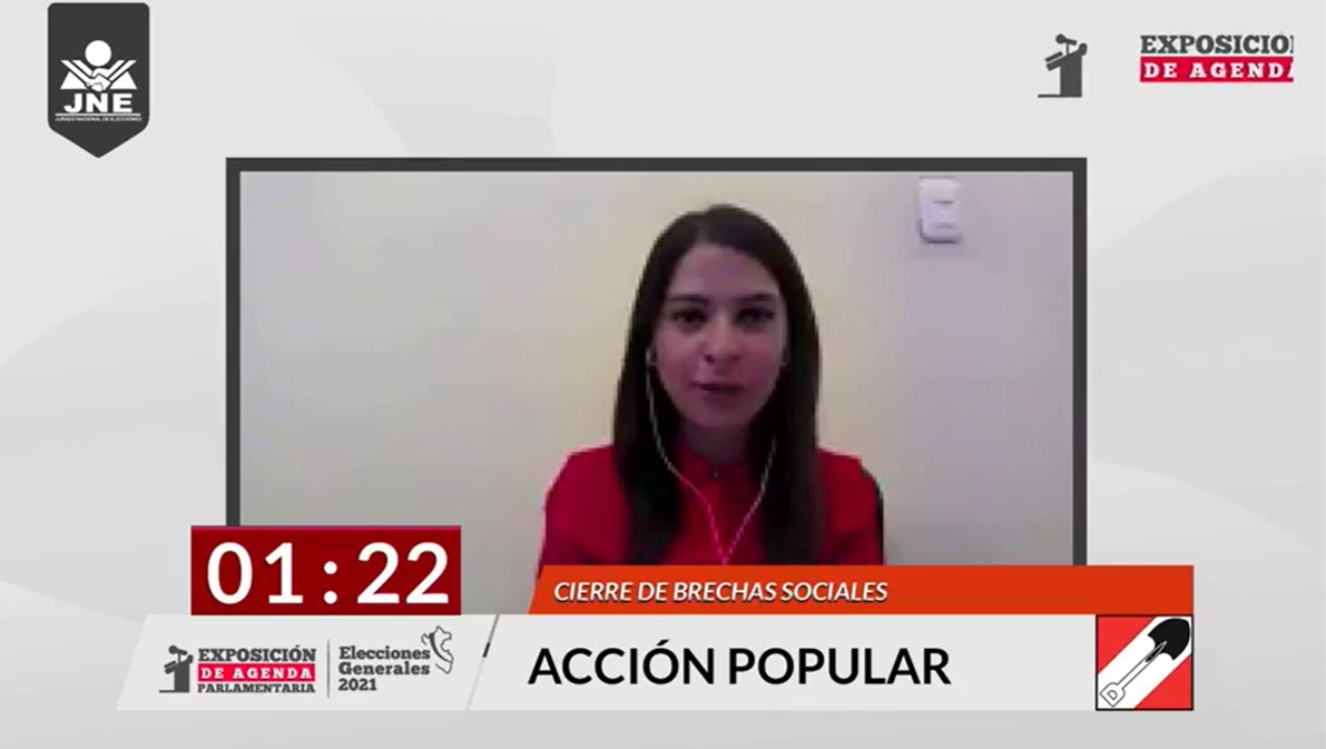 Angela Olibia Pulache Jiménez, candidata de Acción Popular
