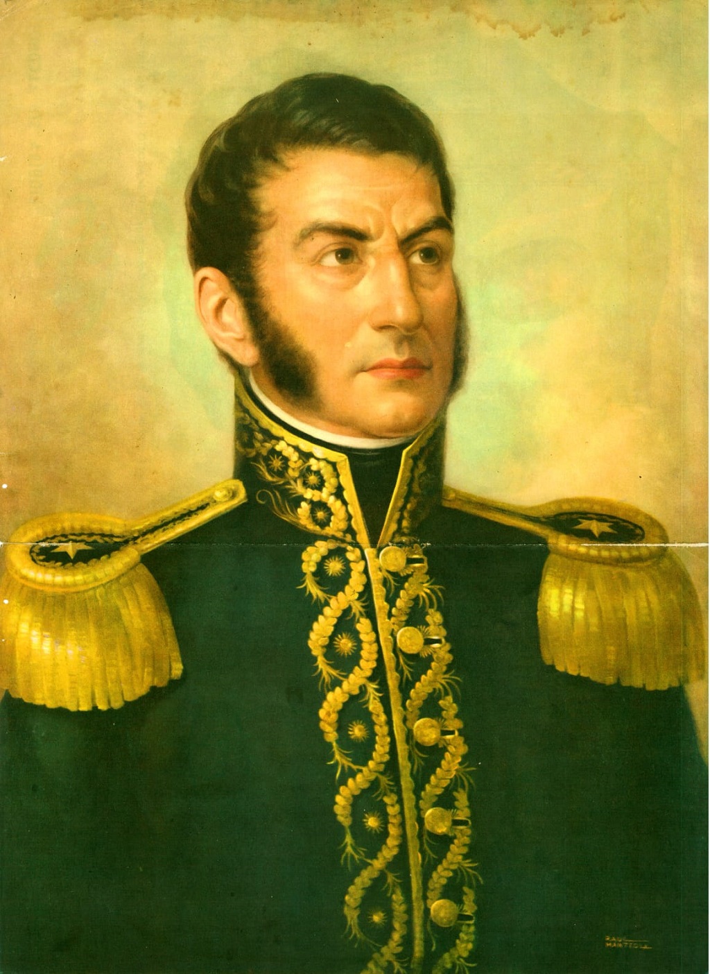 Pintura de José de San Martín, propiedad de Greta Seminario