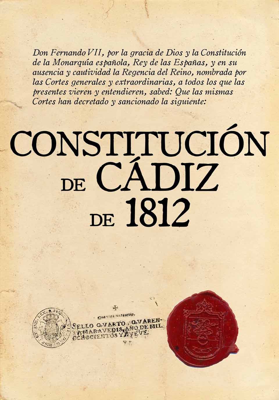 la constitucion de Cadiz 1