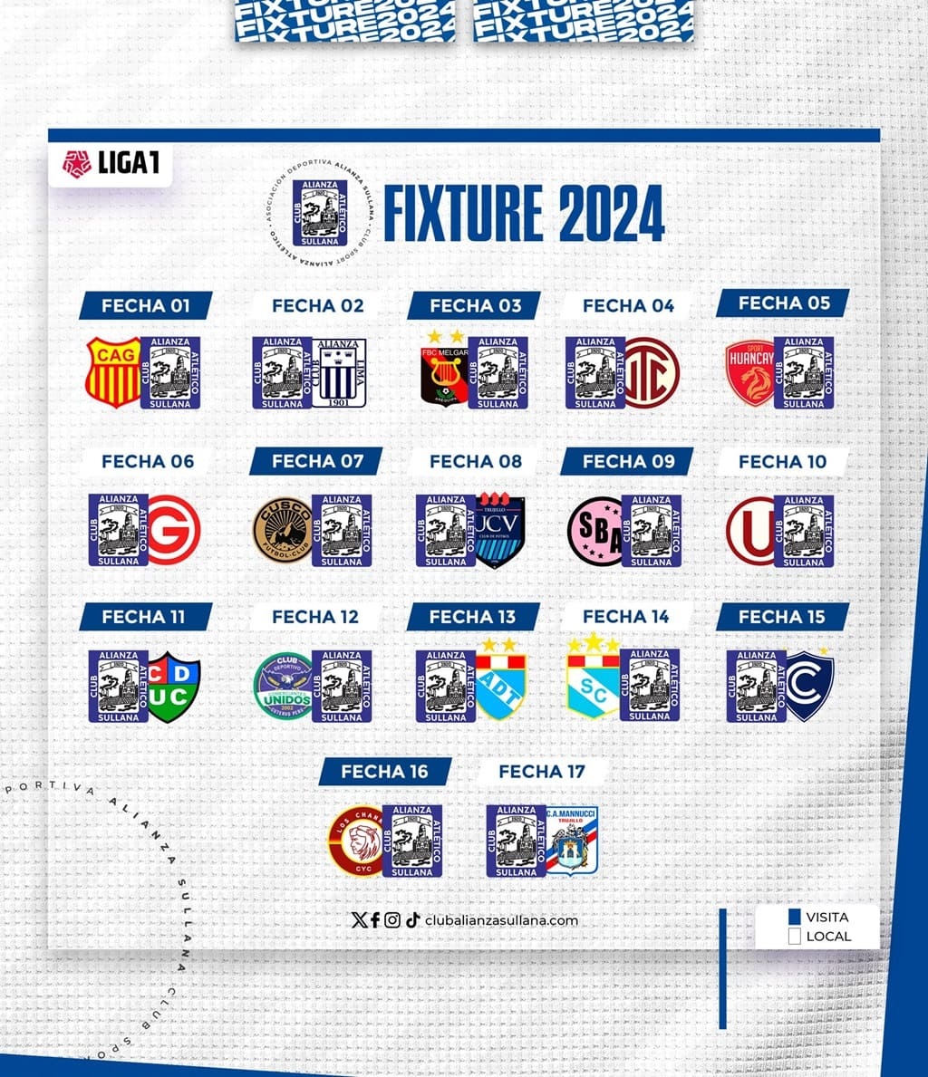 Fixture 2024 Alianza Atletico