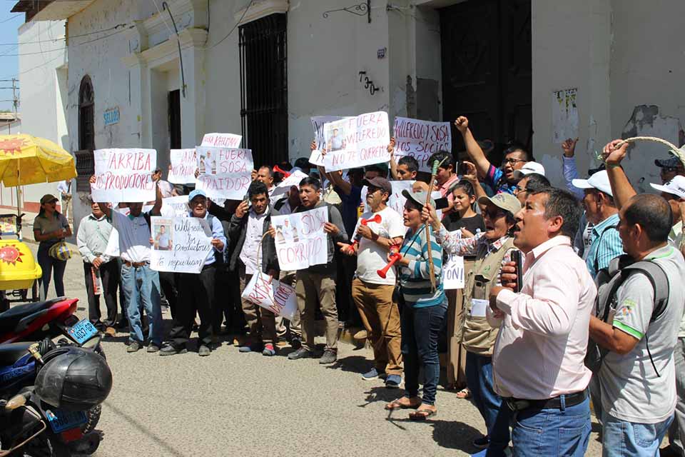 protesta de Norandino