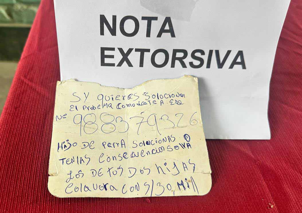 nota extorsiva