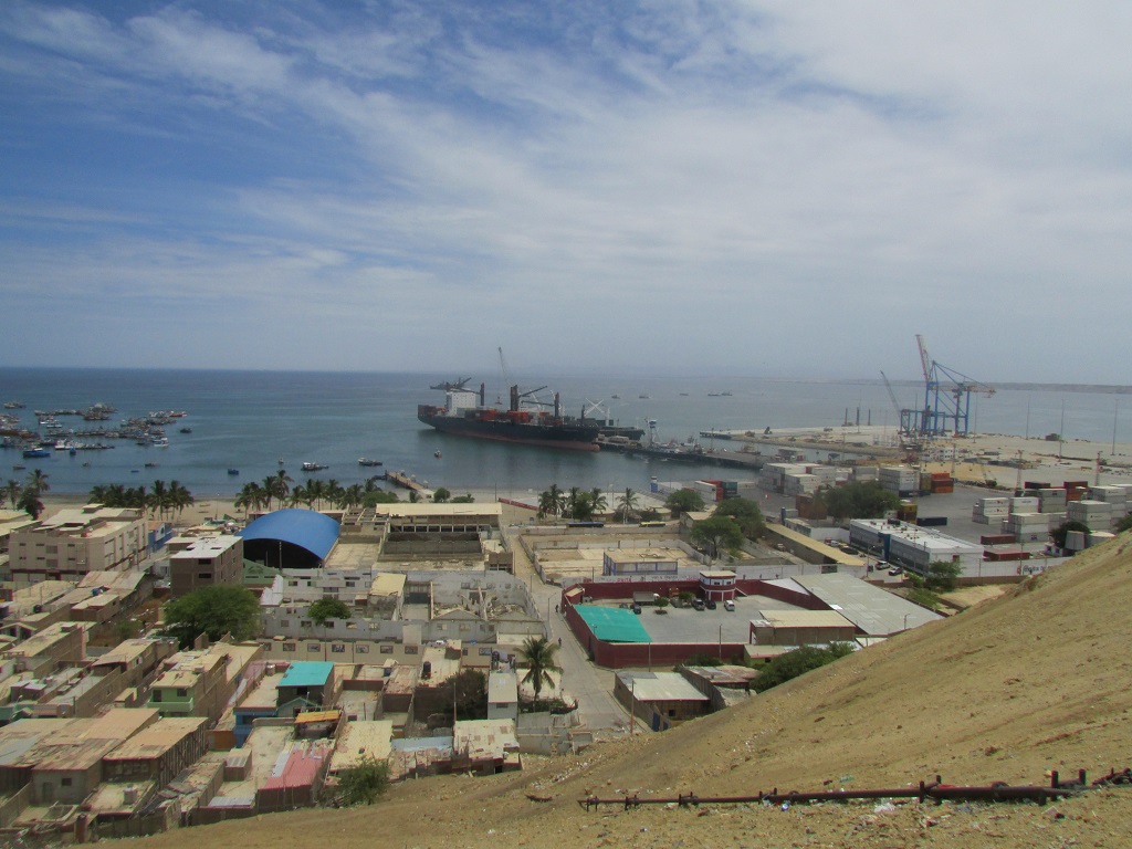 Vista panorámica de la ciudad de Paita, en región Piura