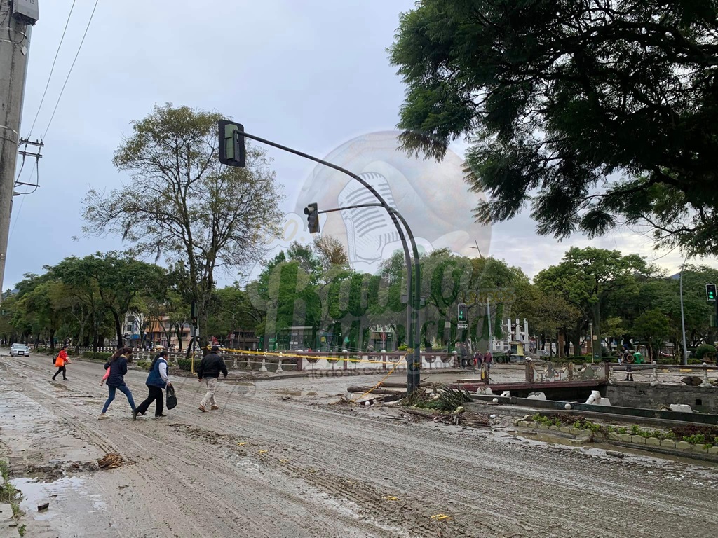 Inundación de ciudad de Loja en el Ecuador