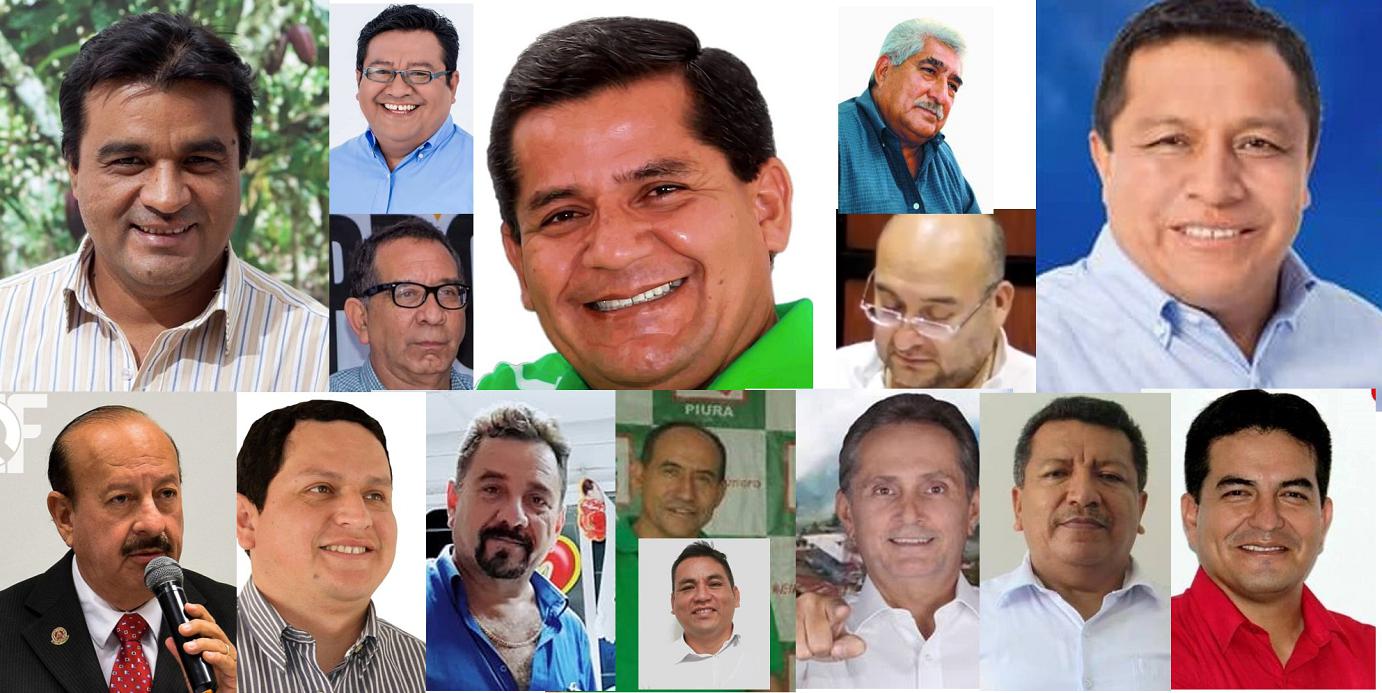 Candidatos a Gobernadores de Piura