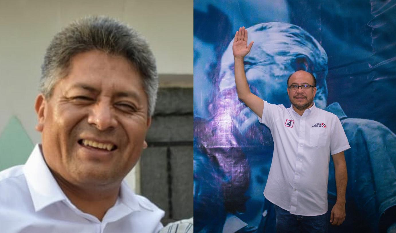 Mártires Lizana Santos (FP) y Juan Aguilar Hidalgo (AP)